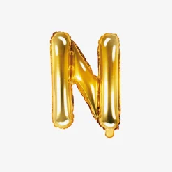 Store Party Deco Gold Letter Balloon (Small Size)