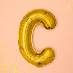 Store Party Deco Gold Letter Balloon (Small Size)