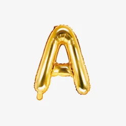 Store Party Deco Gold Letter Balloon (Small Size)