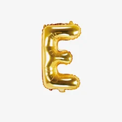 Store Party Deco Gold Letter Balloon (Small Size)