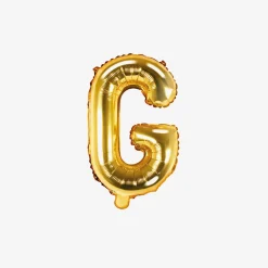 Store Party Deco Gold Letter Balloon (Small Size)