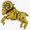 Flash Sale Grabo Balloons Golden Aries Zodiac Sign Balloon
