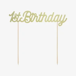 Discount Party Deco Golden Birthday Topper 1 Year