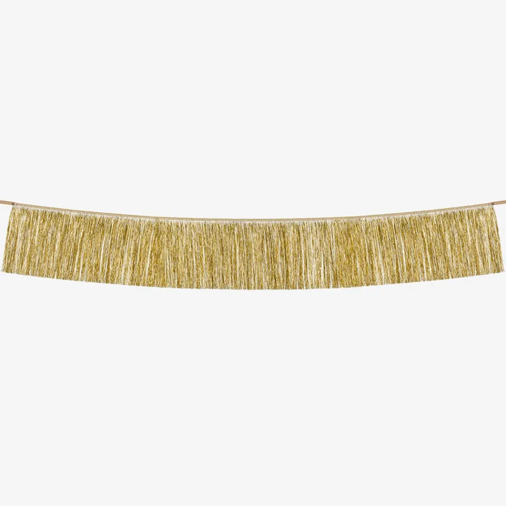 Flash Sale Party Deco Golden Fringe Garland