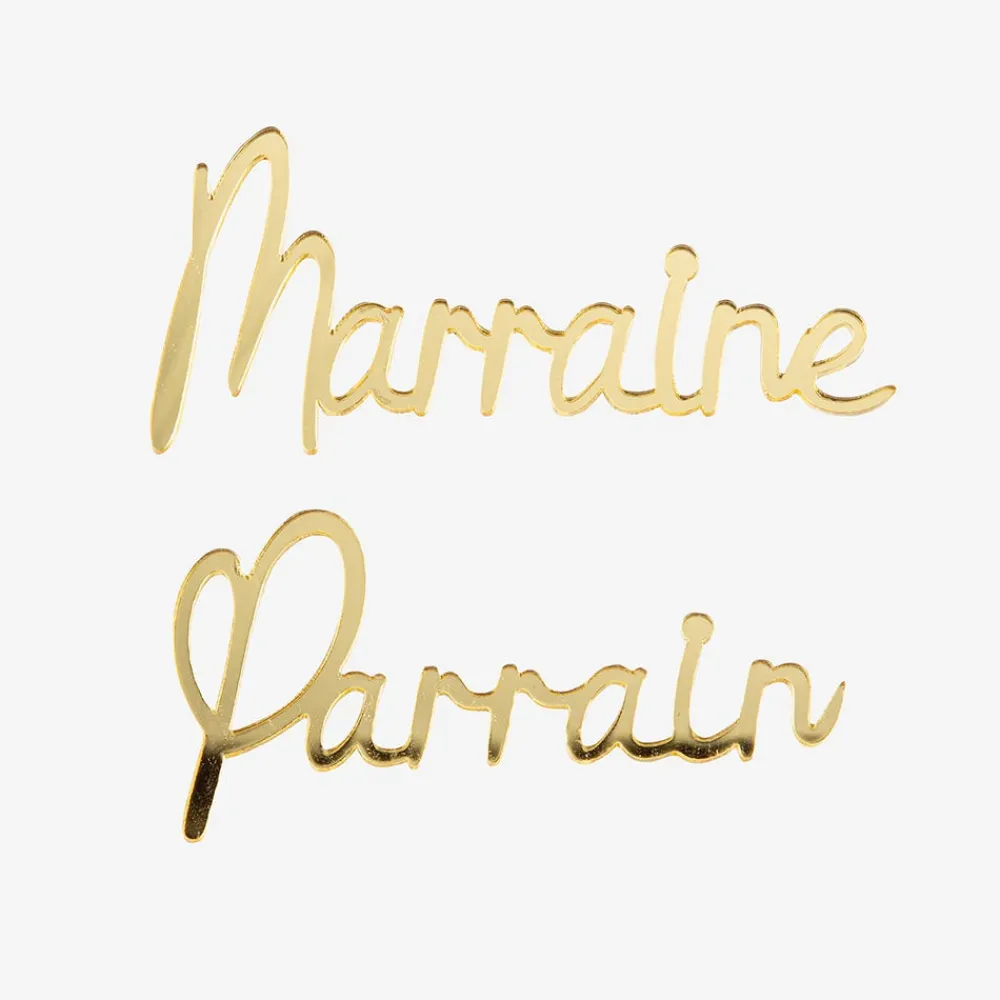 Outlet Arty Fêtes Factory Golden Godmother Godfather Table Decoration