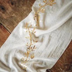 Flash Sale Arty Fêtes Factory Golden Leaves Table Runner