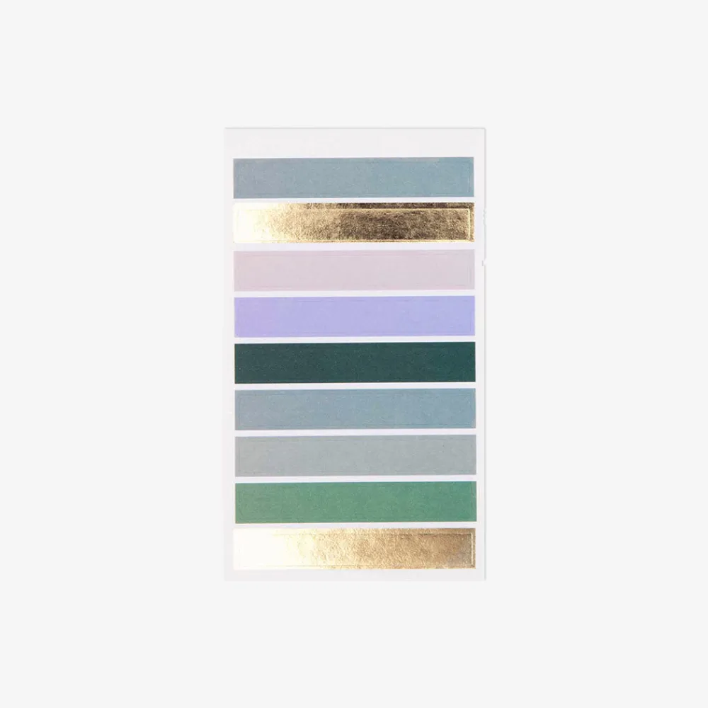 Sale Rico Design Green Polka Dots And Stripes Stickers