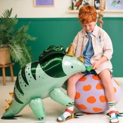 Best Sale Party Deco Green Triceratops Balloon