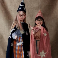 Best Sale Meri Meri Halloween Blue Velvet Magician Cape And Hat