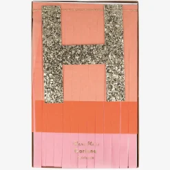 New Meri Meri Happy Birthday Fringe Garland Pink