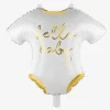Fashion Party Deco Hello Baby Bodysuit Balloon