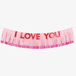 Best Party Deco I Love You Fringe Garland