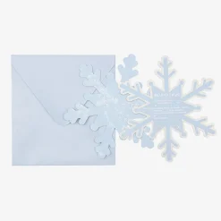 Shop Arty Fêtes Factory Ice Blue Snowflake Birthday Invitation (8)