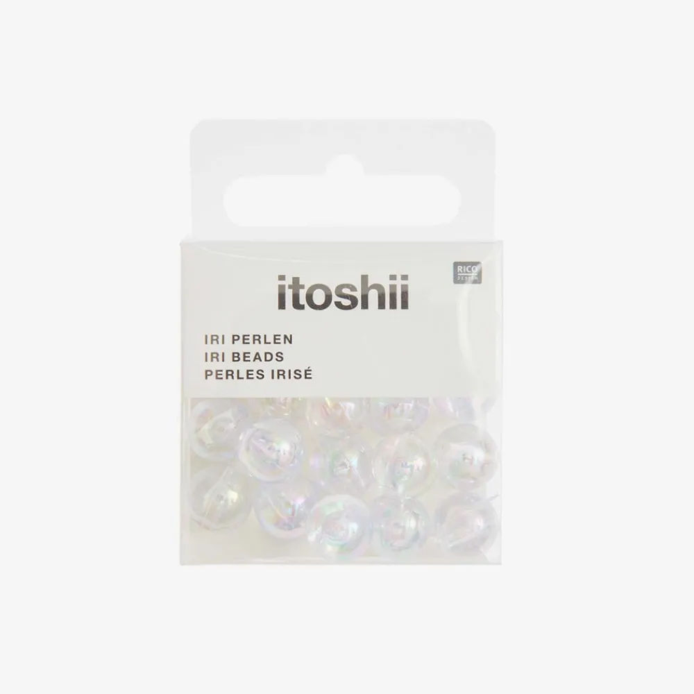Fashion Rico Design Iridescent Round Beads