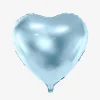 Discount Party Deco Light Blue Heart Helium Balloon