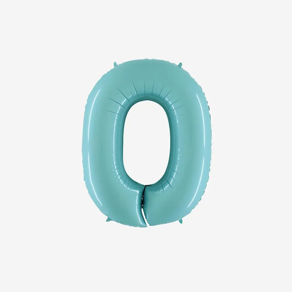 Cheap PMS Ballon Light Blue Number Balloon (Small Size)