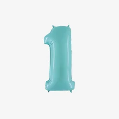 Cheap PMS Ballon Light Blue Number Balloon (Small Size)