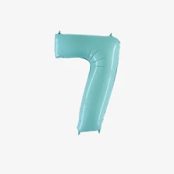 Cheap PMS Ballon Light Blue Number Balloon (Small Size)
