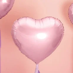 Fashion Party Deco Light Pink Heart Helium Balloon