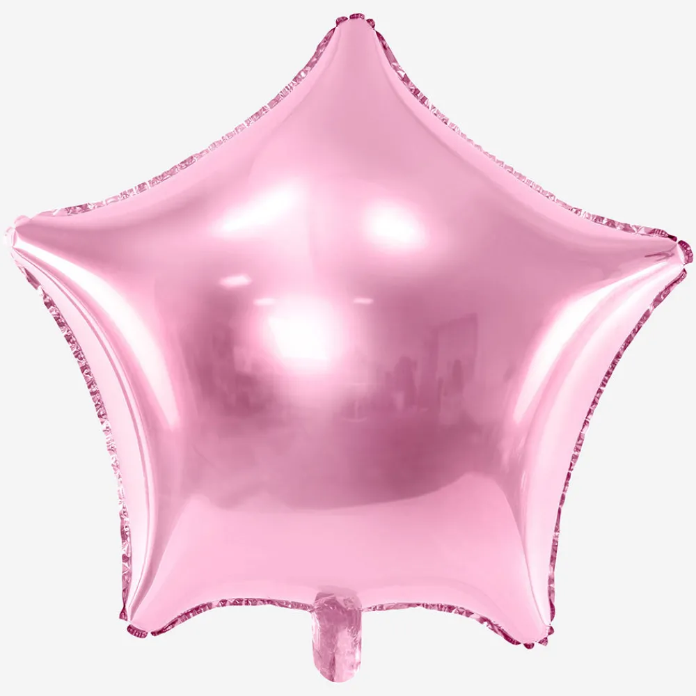 Flash Sale Party Deco Light Pink Star Balloon
