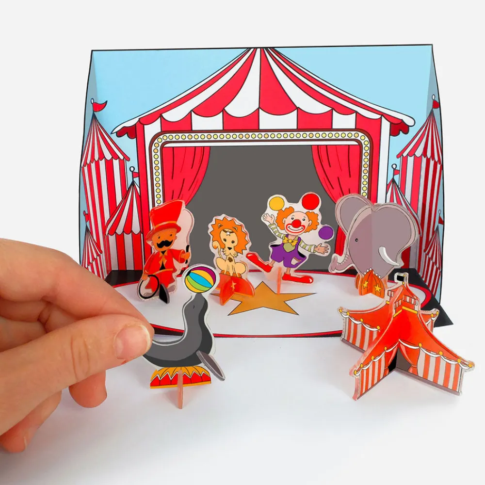 Discount Graine Créative Magic Plastic 3D Circus Decor