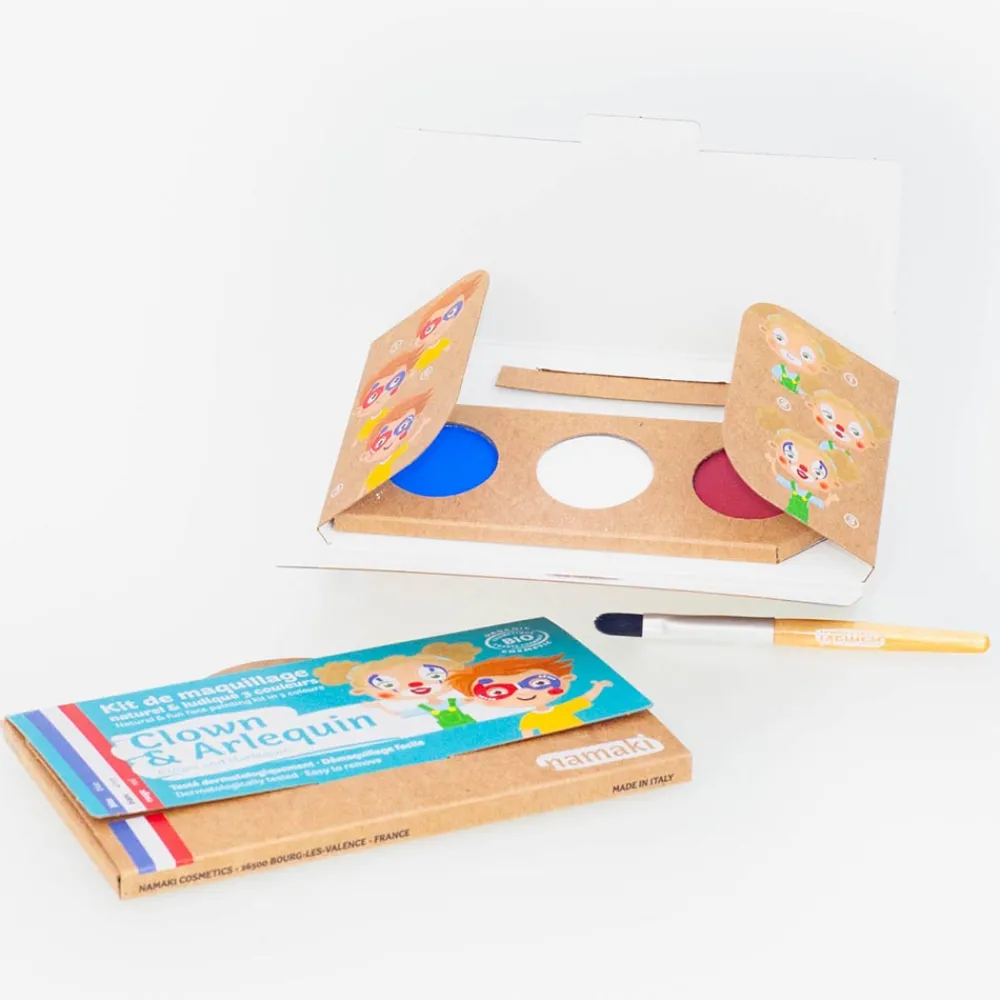 Fashion Namaki Makeup Palette 3 Colors: Blue, White, Red