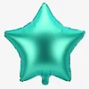 New Party Deco Matt Green Star Balloon