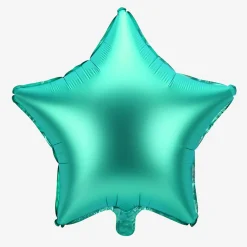 New Party Deco Matt Green Star Balloon