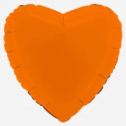 New Grabo Balloons Matt Orange Heart Balloon