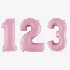 Best PMS Ballon Matte Pink Number Balloon (Small Size)