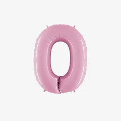 Best PMS Ballon Matte Pink Number Balloon (Small Size)