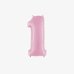 Best PMS Ballon Matte Pink Number Balloon (Small Size)