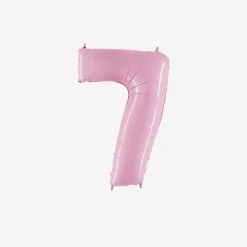 Best PMS Ballon Matte Pink Number Balloon (Small Size)