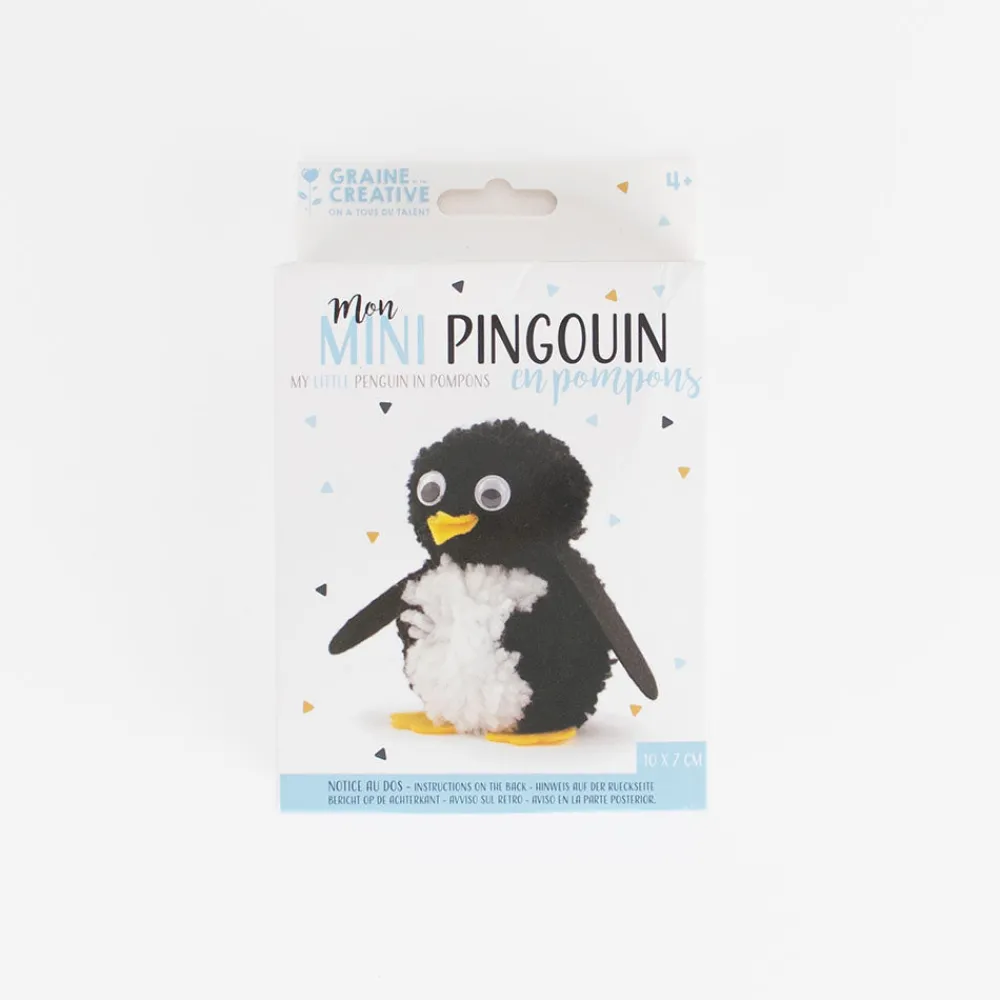 Sale Graine Créative Mini Penguin Pompom Kit