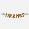 New Meri Meri Mr. And Mrs. Wedding Balloon Garland