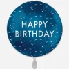 Clearance Ginger Ray Navy Happy Birthday Confetti Balloon