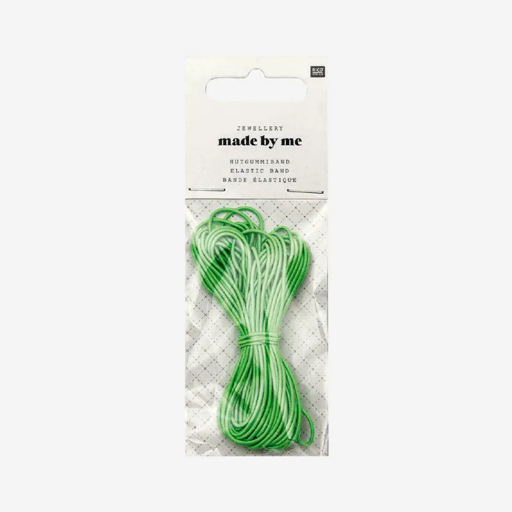 New Rico Design Neon Green Elastic Thread
