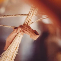 Cheap Arty Fêtes Factory Old Pink Cotton Gauze Ribbon