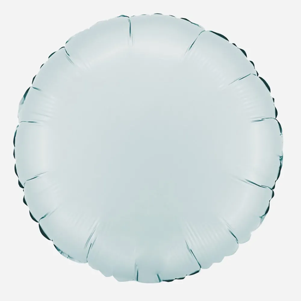 Sale Grabo Balloons Pastel Blue Satin Dot Balloon