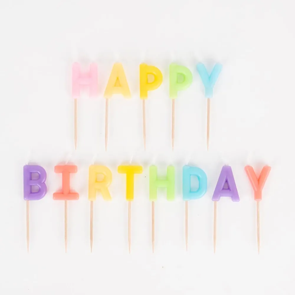 Online Great Pretenders Pastel Happy Birthday Birthday Candles