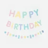 Fashion My Little Day Pastel Happy Birthday Garland
