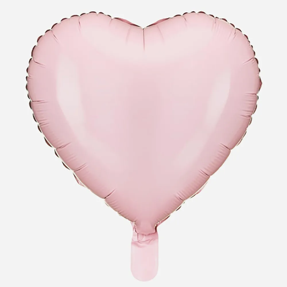 Online Party Deco Pastel Pink Heart Balloon