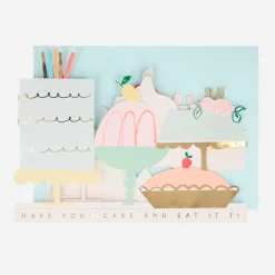 Clearance Meri Meri Pastry Accordion Card: Happy Birthday