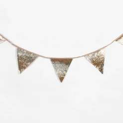 Outlet TalkingTables Pennant Garland - Golden Glitter