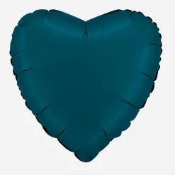 Sale Grabo Balloons Petrol Blue Satin Heart Balloon