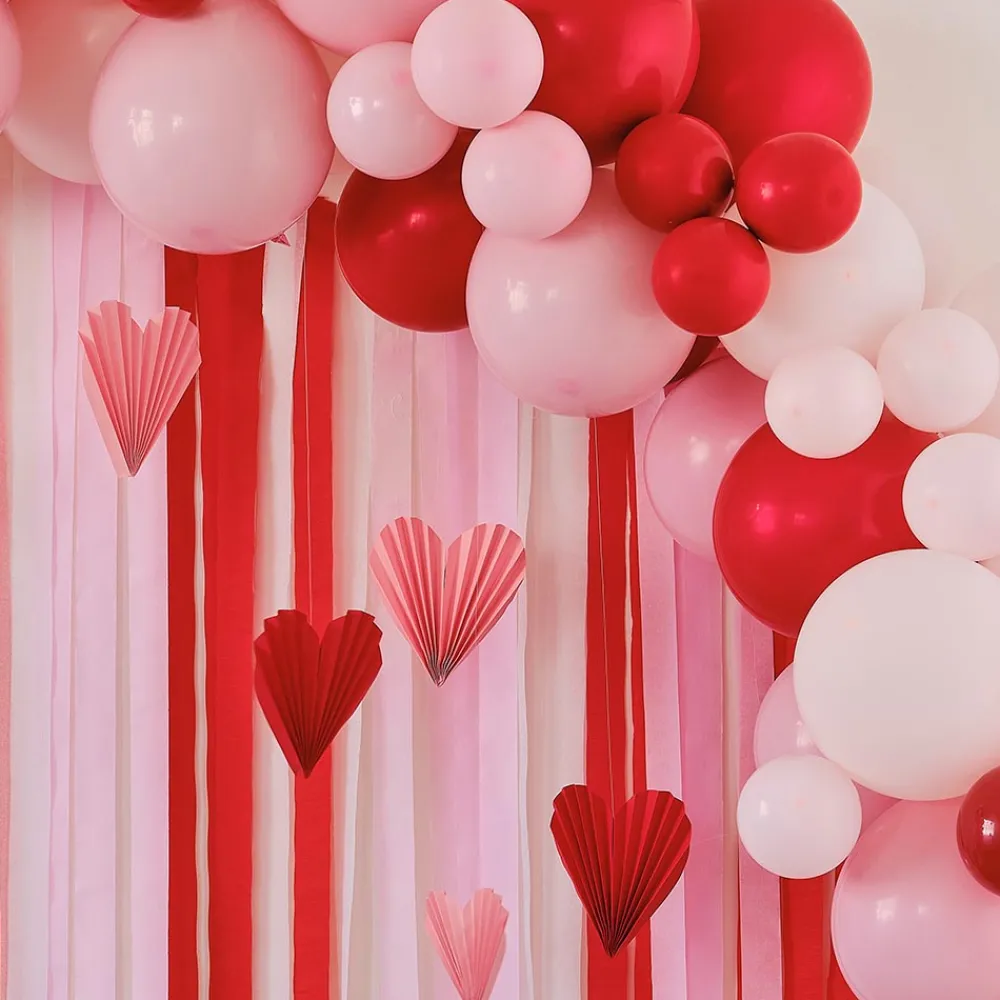 New Ginger Ray Pink And Red Valentine Balloon Arch