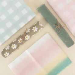 Sale Françoise Paviot Pink Gingham Tablecloth