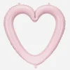 Discount Party Deco Pink Heart Photo Frame Balloon
