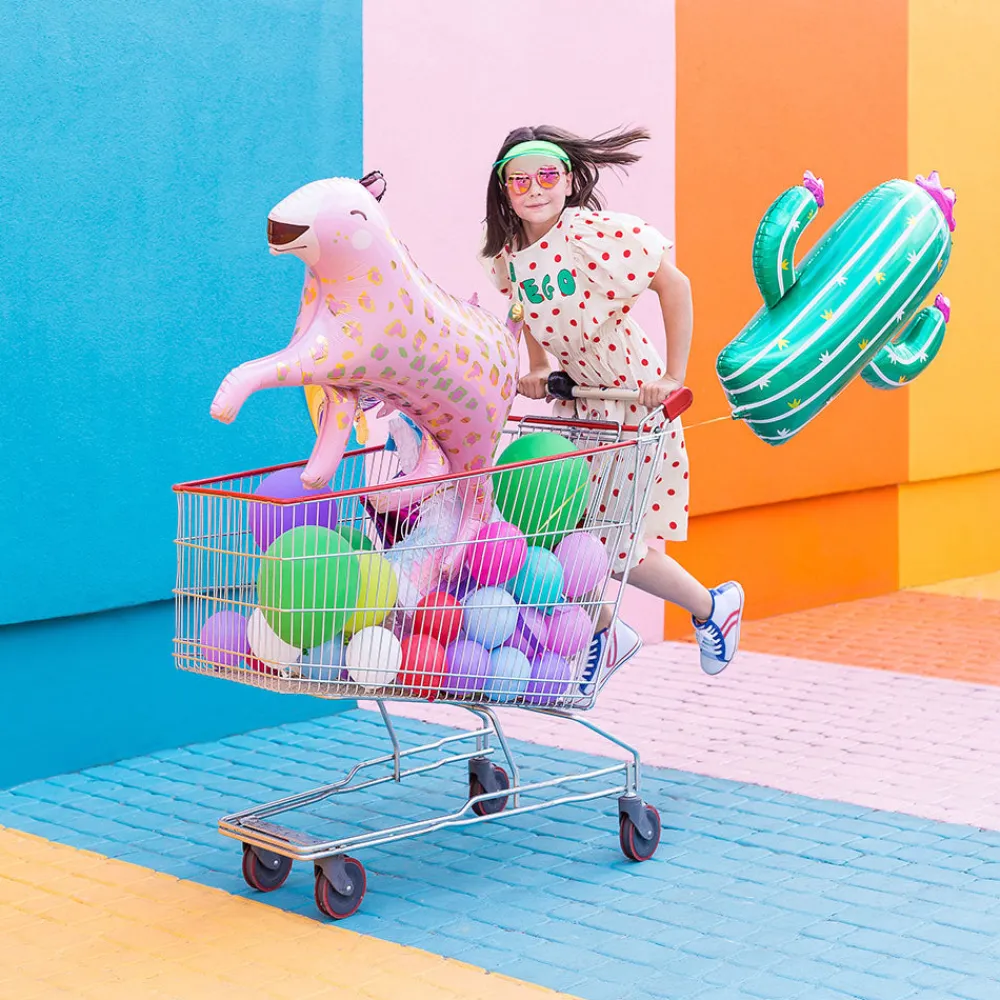 Discount Party Deco Pink Leopard Balloon