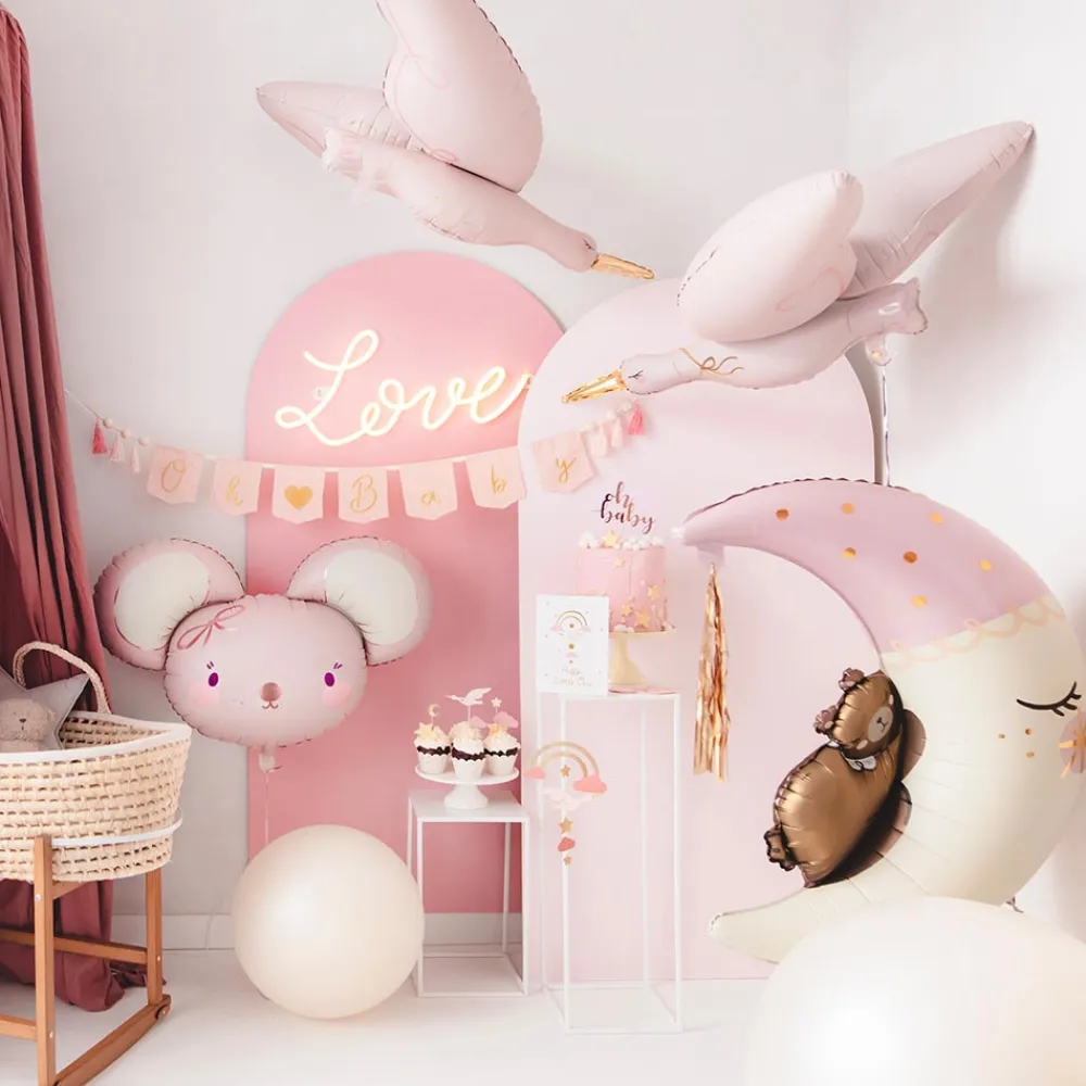 Best Sale Party Deco Pink Mouse Balloon